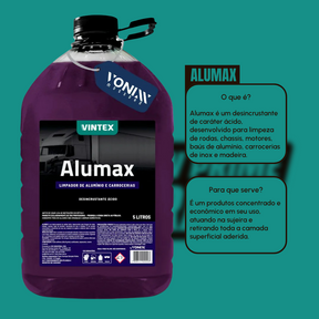 Vintex Alumax 5L – Limpador de Alumínio Profissional
