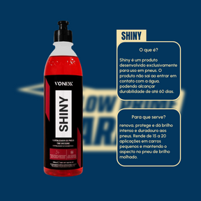 Vonixx Shiny 500ml Revitalizador de borracha